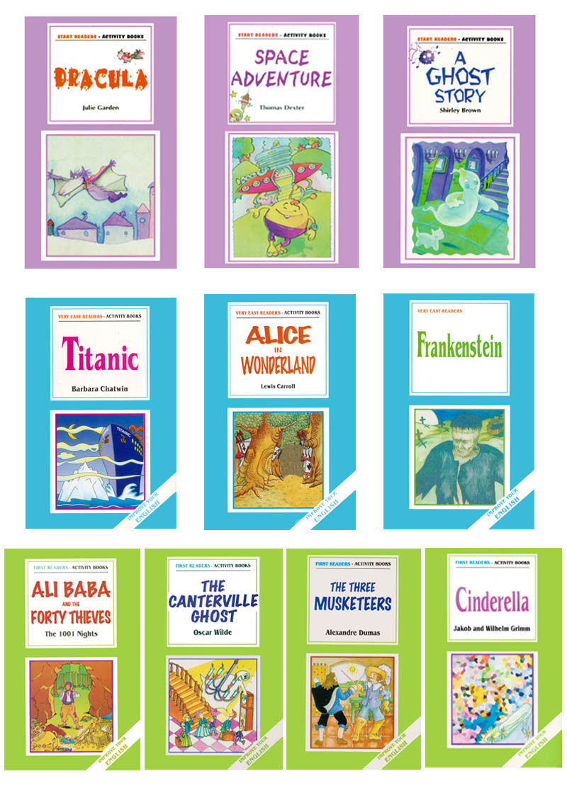 Very Easy Readers - Activity Books (10 Books Set)