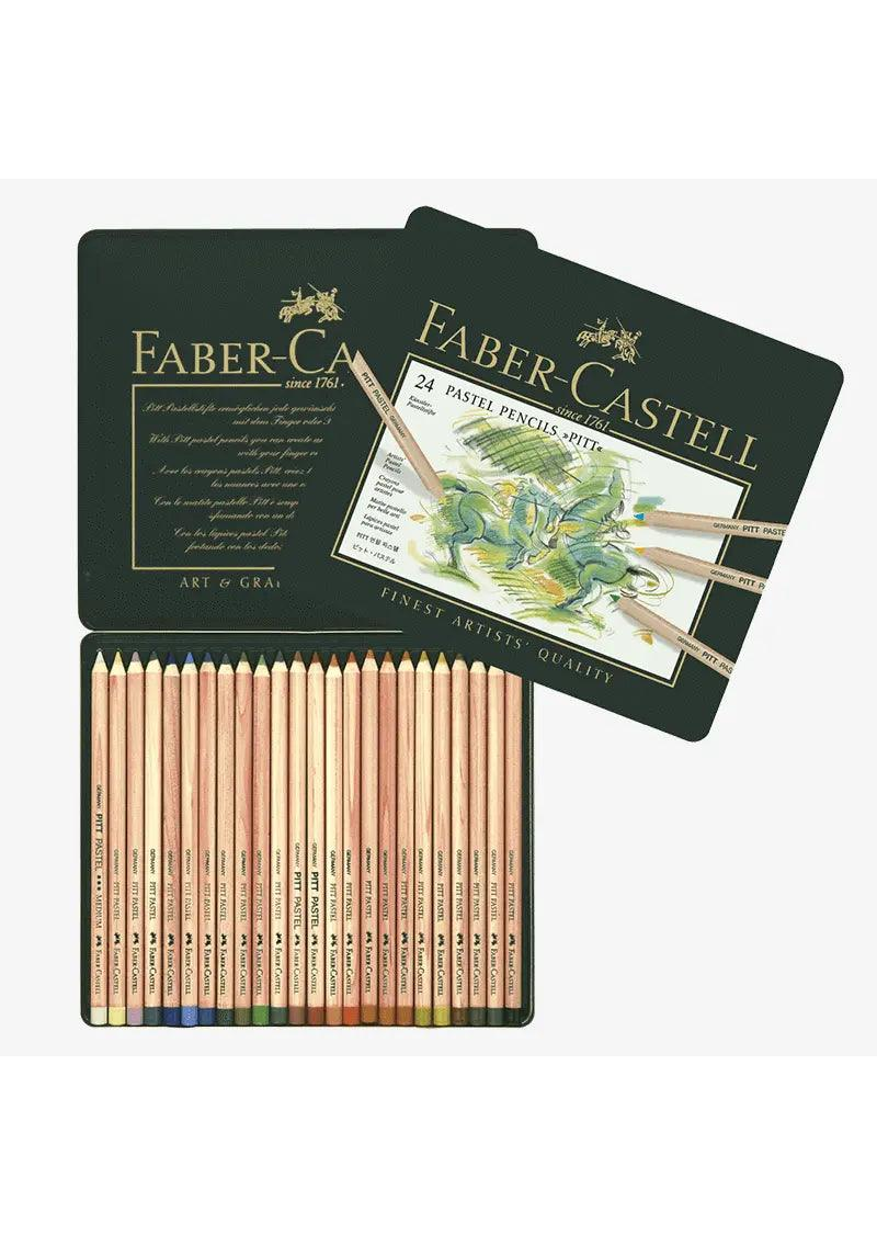 Faber Castell Pitt Pastel Pencils Tin of 12 –